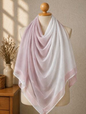 Maxi Khimar Carré 150x150 cm – Crêpe Chiffon Premium