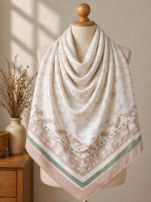 Maxi Khimar Carré 150x150 cm – Crêpe Chiffon Premium