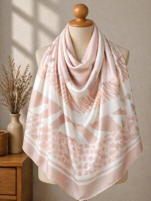 Maxi Khimar Carré 150x150 cm – Crêpe Chiffon Premium