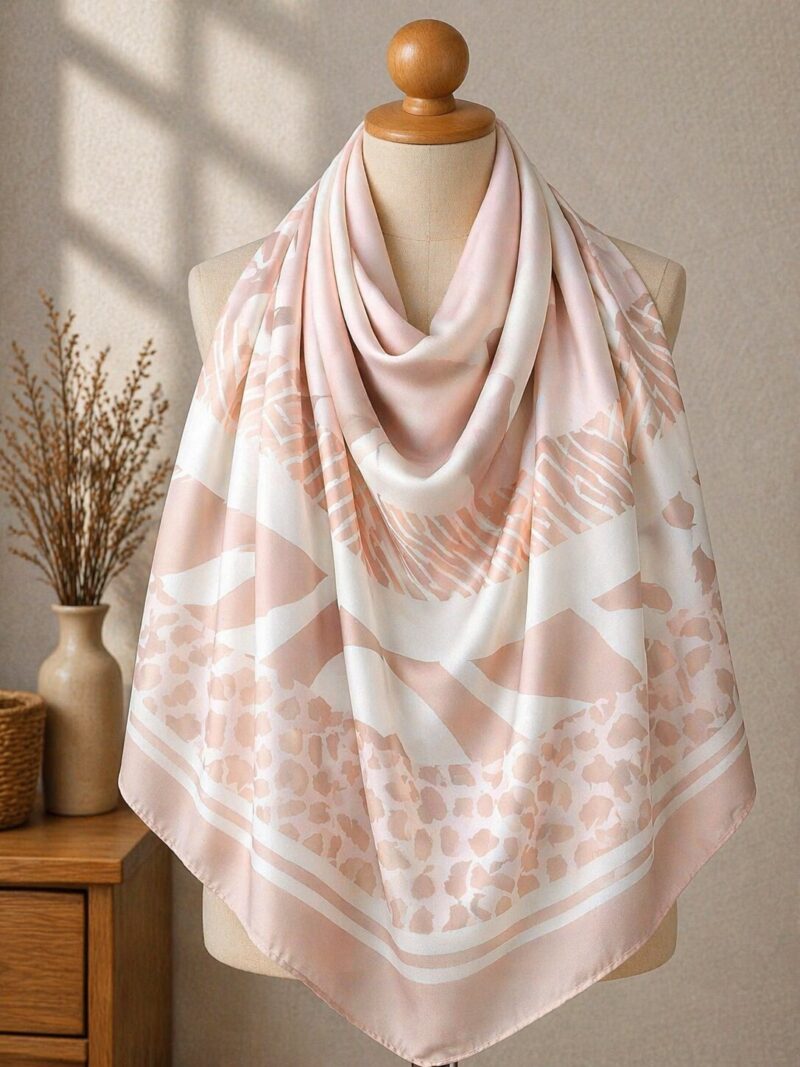 Maxi Khimar Carré 150x150 cm – Crêpe Chiffon Premium