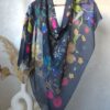 Foulard en Crêpe Chiffon Premium, fluide et anti-glisse