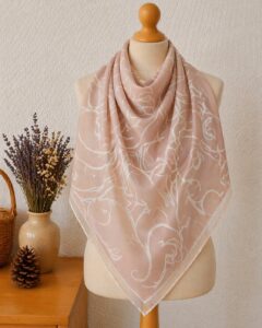 Maxi Khimar Carré 150x150 cm – Crêpe Chiffon Premium