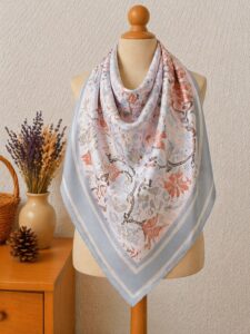 Maxi Khimar Carré 150x150 cm – Crêpe Chiffon Premium
