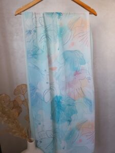 Châle en Crêpe Chiffon Premium, fluide et anti-glisse