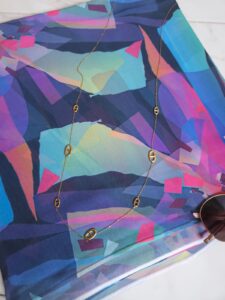 Châle en Crêpe Chiffon Premium, fluide et anti-glisse