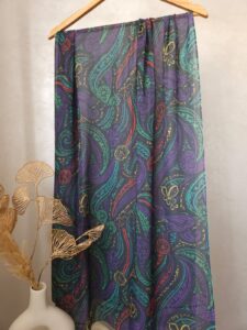 Châle en Crêpe Chiffon Premium, fluide et anti-glisse