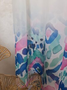 Châle en Crêpe Chiffon Premium, fluide et anti-glisse