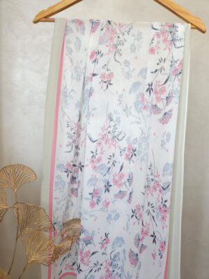 Châle en Crêpe Chiffon Premium, fluide et anti-glisse