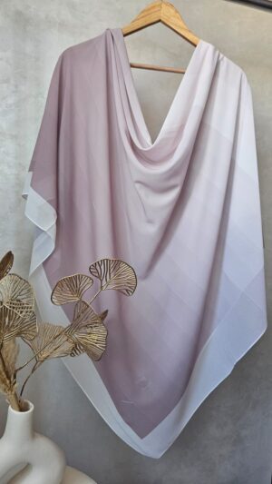 Maxi Khimar 150x150 cm – dégradé Crêpe Chiffon Premium