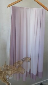 Maxi Khimar 150x150 cm – dégradé Crêpe Chiffon Premium