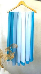 Maxi Khimar 150x150 cm – dégradé Crêpe Chiffon Premium